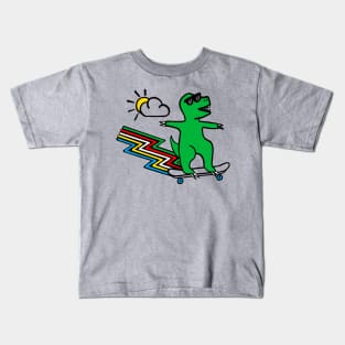 Disability pride dinosaur Kids T-Shirt